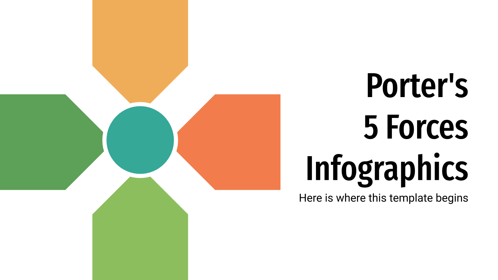 Porter 5 Forces Infographics for PowerPoint